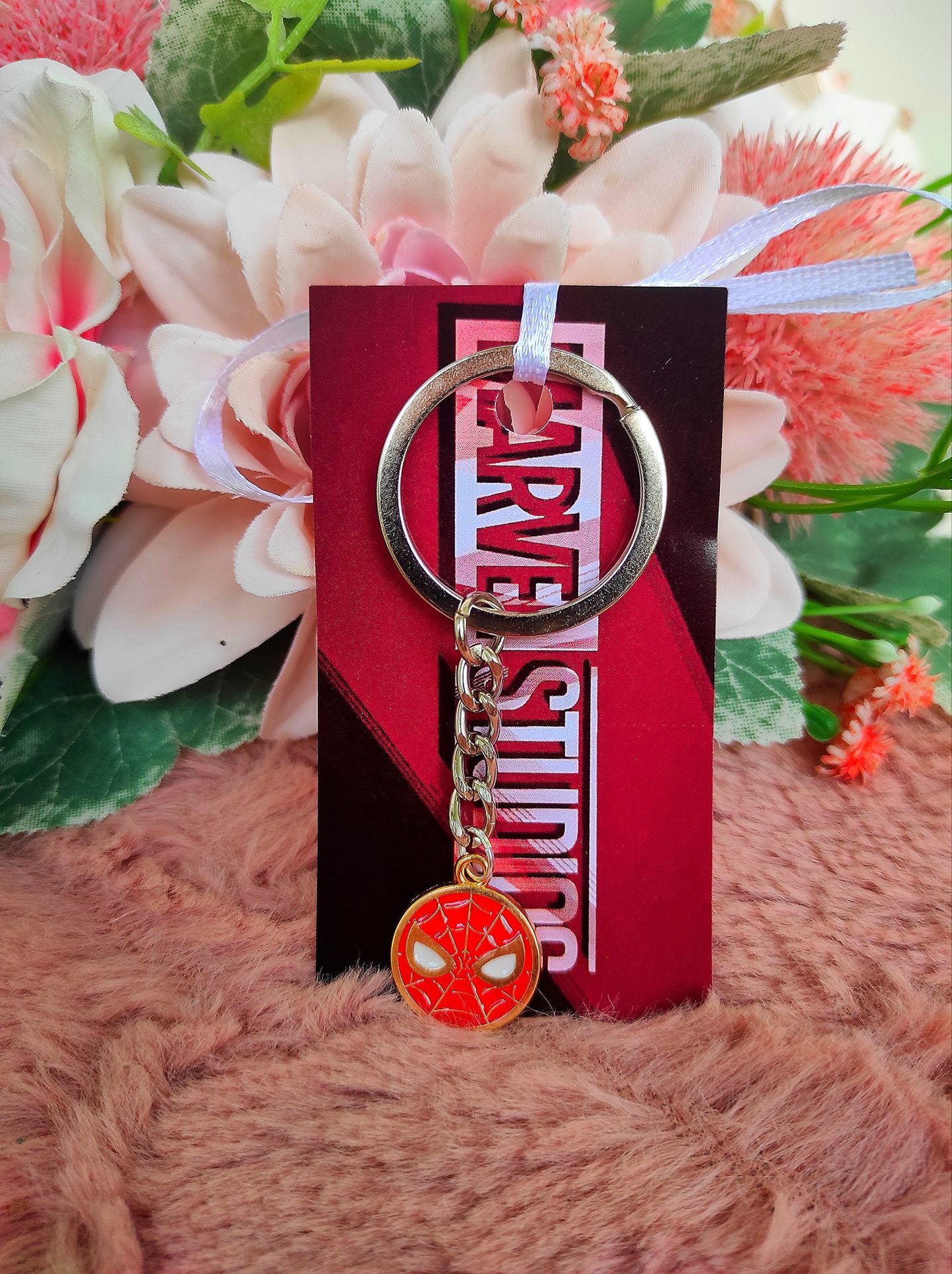 Pókember kulcstartó